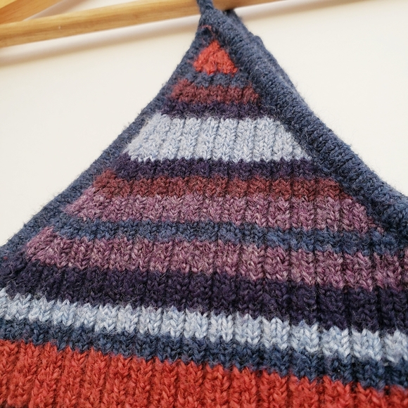 AEO Striped Ribbed Knit V-Neck Sweater Cami - Picture 4 of 7